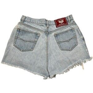 Vintage Gitano 80's 90's High Rise Denim Mom Jean Shorts 13/14 100% Cotton 28"